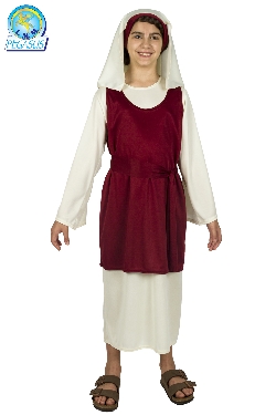 PASTORELLA DEL PRESEPE BORDEAUX BAMBINA